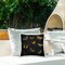 Stupell Industries Vintage Butterflies on Black Outdoor Printed Pillow, design by Dan Meneely, 18 x 7 x 18
